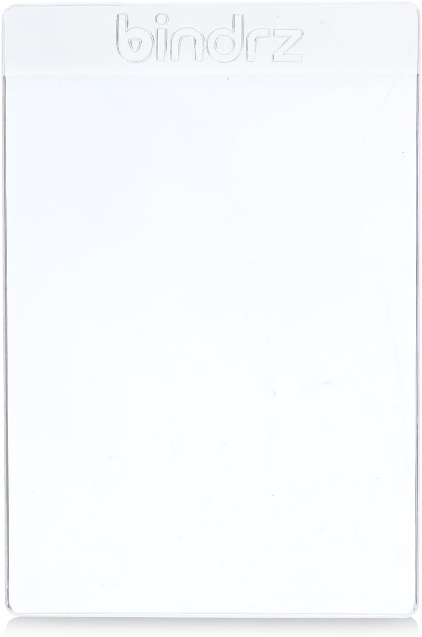 50 Semi Rigid Card Holder, 3 5/16" x 4 7/8" | with 1/2" Lip, PSA, BGS, SGC & CSG Grading Submission Sleeves