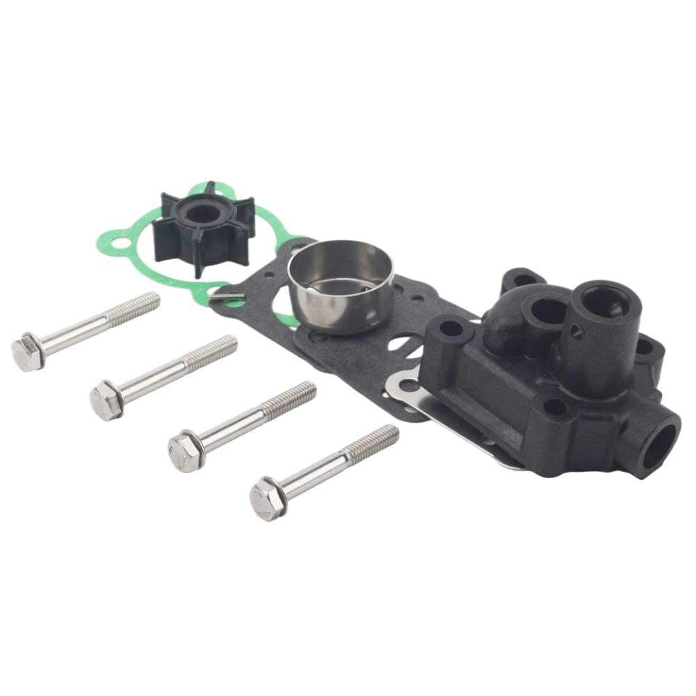 Prundevyx Water Pump Impeller Housing Kit Compatible with Mercury 4 5 6 HP