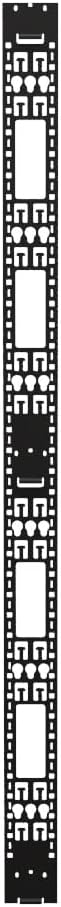 NavePoint 42U Vertical Cable Management Rail, Rack Mount, 0.82 x 4.6 x 76