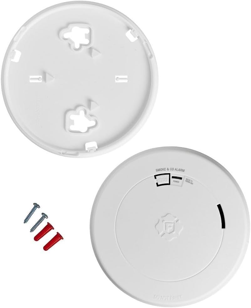 SMCO210 Sealed 10-Year Battery Combo Smoke and Carbon Monoxide Detector with Slim Profile Design
