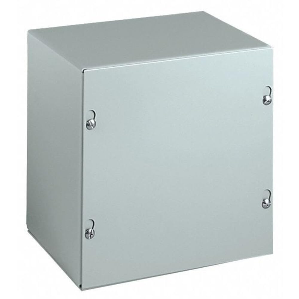 Wiegmann Captive Screws Electrical Enclosures, 8 in H, 4 in D, 8 in W, 1, Steel SC080804NK - 1 Each