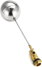 Valve，Float Valve,Brass Float Valve 1/2" 3/4" 1" 2", Water Tank Float Ball Valve, Brass Male Thread Water Sensor Stainless Steel High Pressure Float Ball Value (Size : 1.5inch) (Size : 2inch)