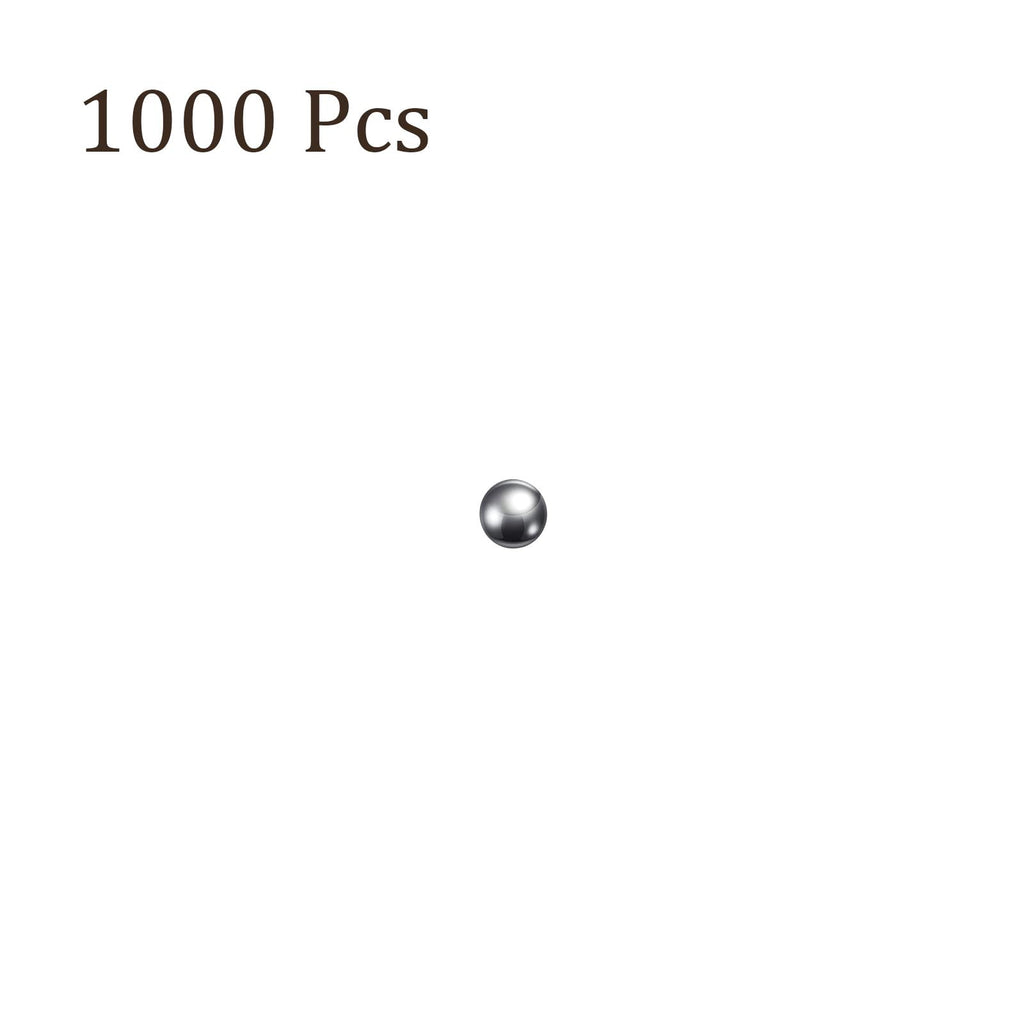 Kozelo 1000pcs Precision Balls - [0.8mm] 304 Stainless Steel for Bearings Use, Solid