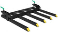 48" Clamp-On Debris Forks, 2500 lbs Capacity Heavy-Duty Pallet Forks Attachment for Loader Bucket, Skid Steer & Tractor