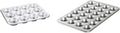 Natural Aluminum Commercial Muffin Pans, 12 Cup and 24 Cup