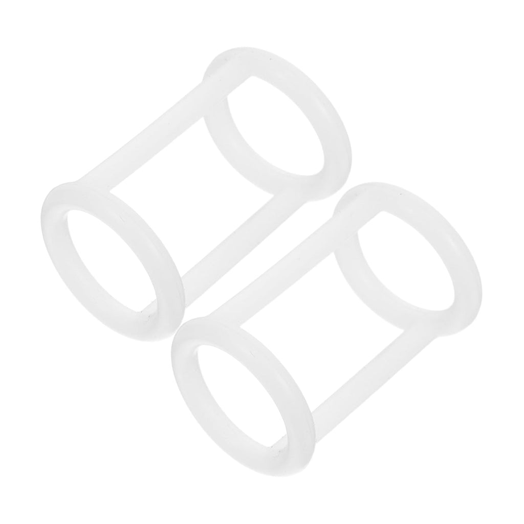 2pcs Silicone Seal Rings for Ice Cream Makers, Leak Prevention