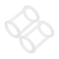 2pcs Silicone Seal Rings for Ice Cream Makers, Leak Prevention