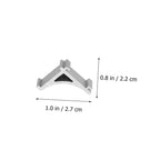 8 Pack Freezer Shelf Clips Aluminum Replacement Support Hooks
