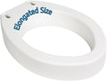 Toilet Seat Riser for Elongated Bowl with 3.5" Rise - 19 x 14 x 3.5 Inch, Elevating and Raising Toilet Seat for