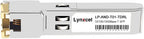 SFP RJ45 Module Transceiver, 10/100/1000Base-T, 1.25G, Up to 100m