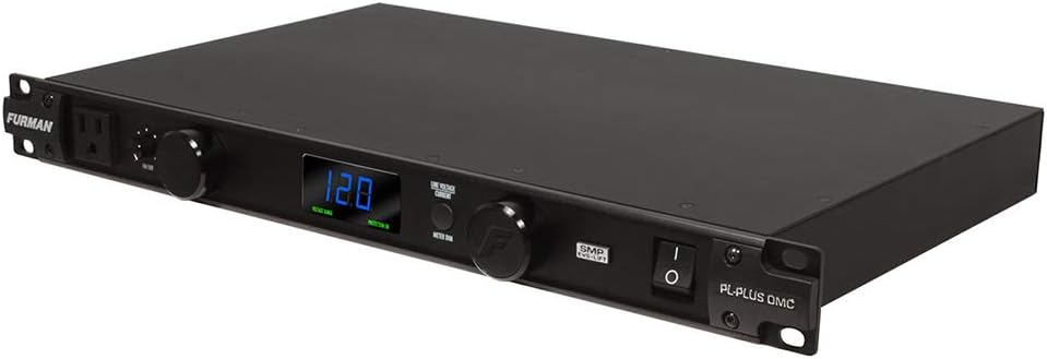 PL-PLUS DMC Power Conditioner with Voltmeter/Ammeter and (2) Extension Cable (18 AWG, Black, 3') Bundle