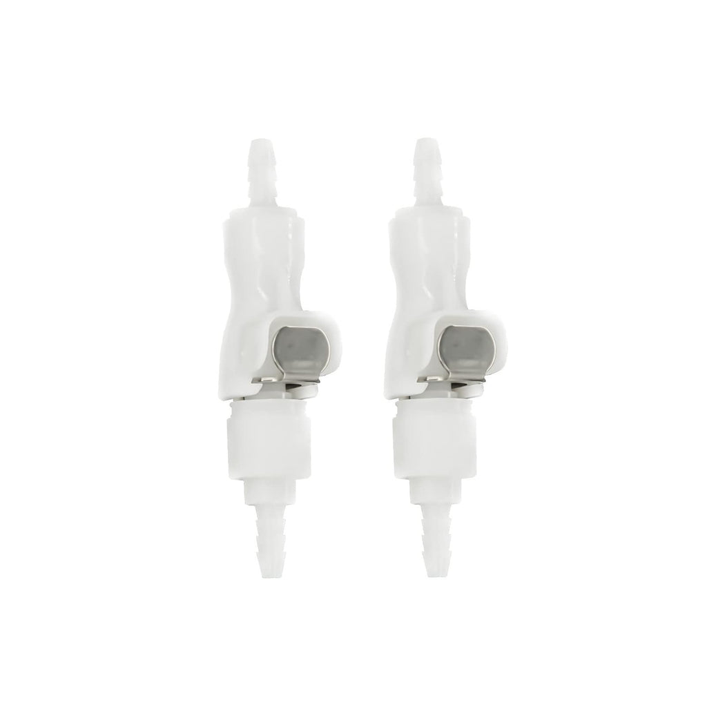 BBTUS 2Pcs 1/8" Plastic Hose Barb insert Quick Connector Disconnect Fitting
