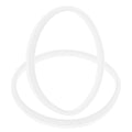 DOITOOL Blender Gasket Replacement, 2 Silicone Lid Seal Rings for 2L Jars