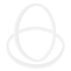 DOITOOL Blender Gasket Replacement, 2 Silicone Lid Seal Rings for 2L Jars