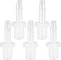 Plastic Hose Barb Fitting 3/8" Barb X 1/4 NPT Male Thread 5 Pack
