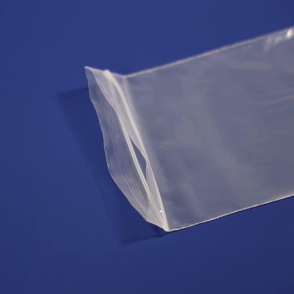 200 Pcs -3" x 11" Zip Bags 2 Mil Reclosable Zip Poly Baggies