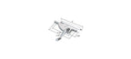 Right Hand Jalousie Window Operator; 4" Link