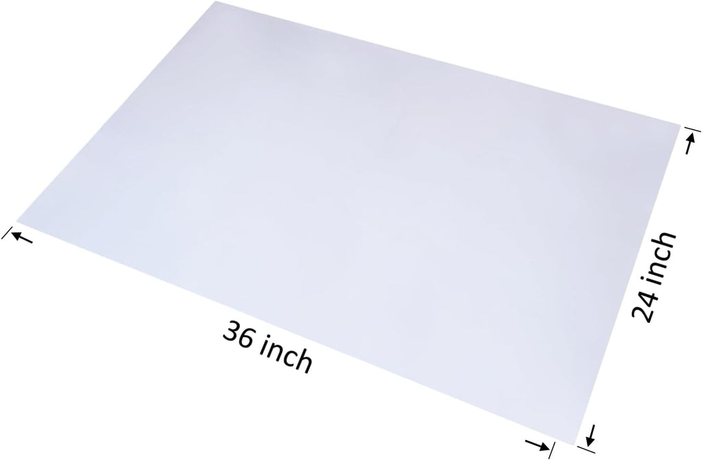 24x36 Clear Flat Poly Bags, 10 CT, 1.6 Mil, Artwork & Poster Covers