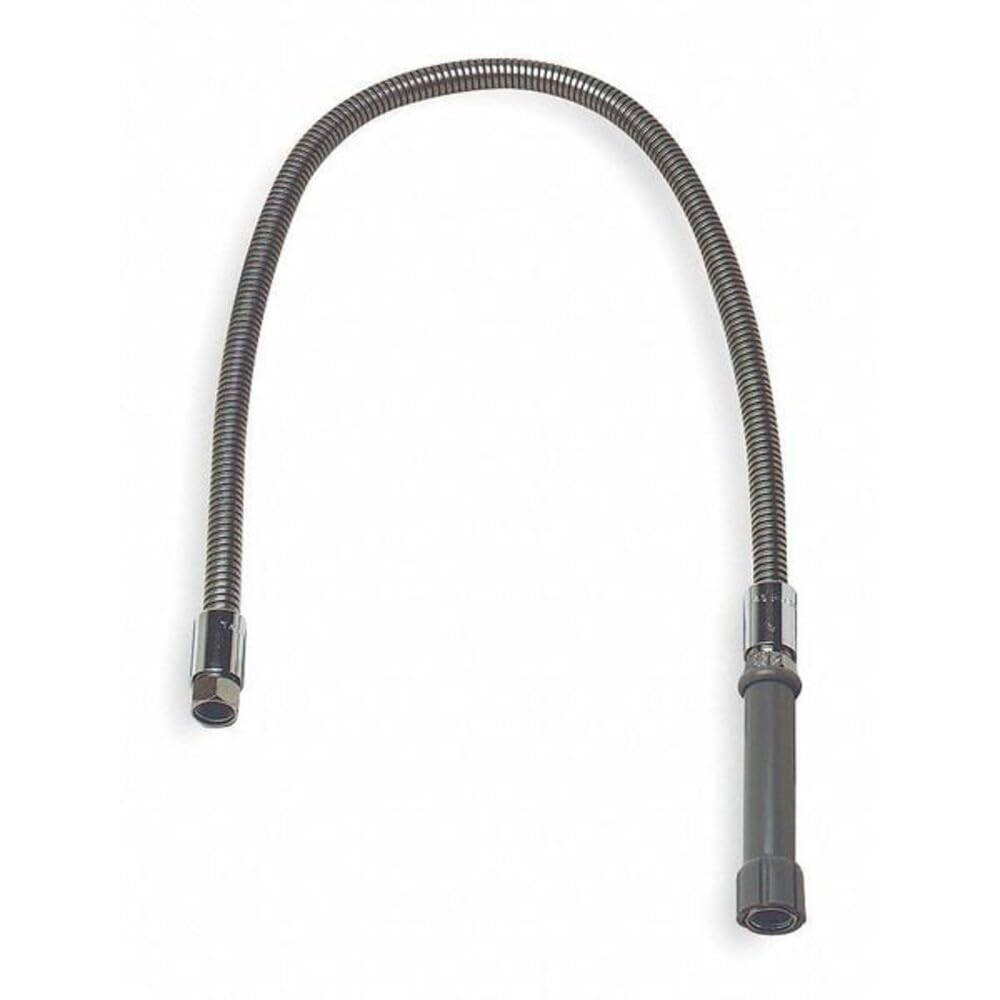 T&S Brass Hose, 44 Flexible Stainless Steel (Gray Handle)