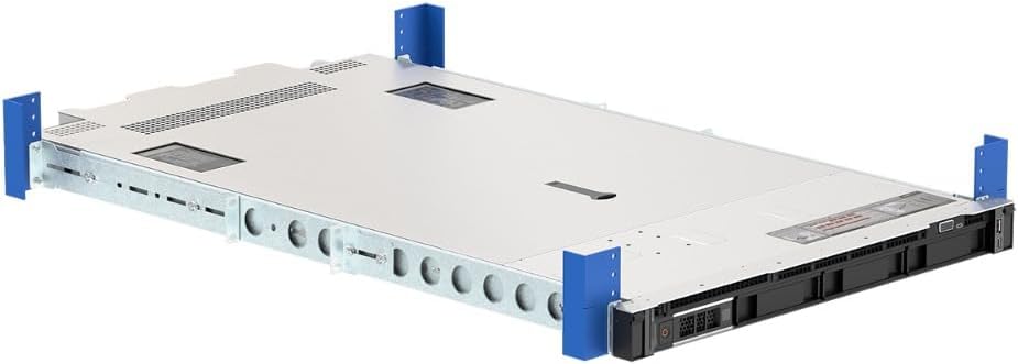 RackSolutions 1U 4 Post Sliding Rail Kit - Compatible with Dell PowerEdge R340, R440, R640 Servers