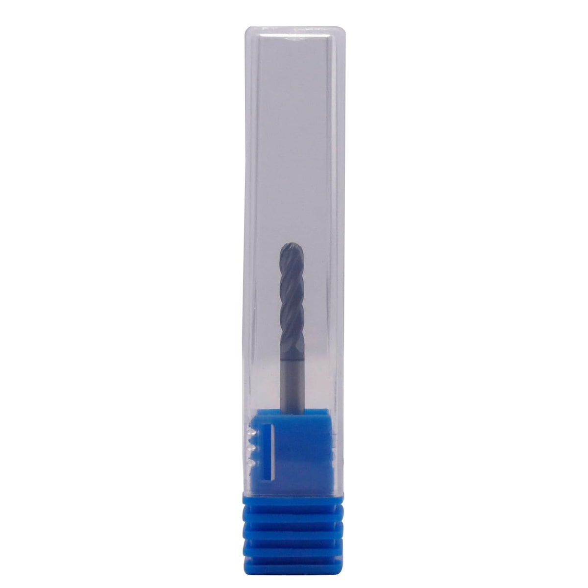 BestParts 5pcs 1/8" 4 Flute Solid Carbide Ball Nose End Mills, AlTiN Coated