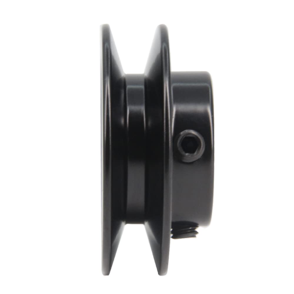 AK25 Single Groove Web Sheaves,2.5" OD 5/8" Bore V-Belt Sheave Cast Iron for V-Belt (5/8"Bore-2.5"OD, 1 Groove)