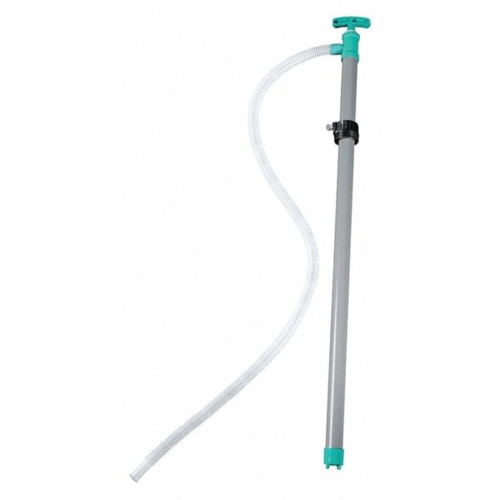 Hand Drum Pump, Piston, PVC, 1-1/4In OD