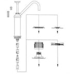 Zep Model 50 Polypropylene Fits-All Dispensing Piston Pump (1 Pump)