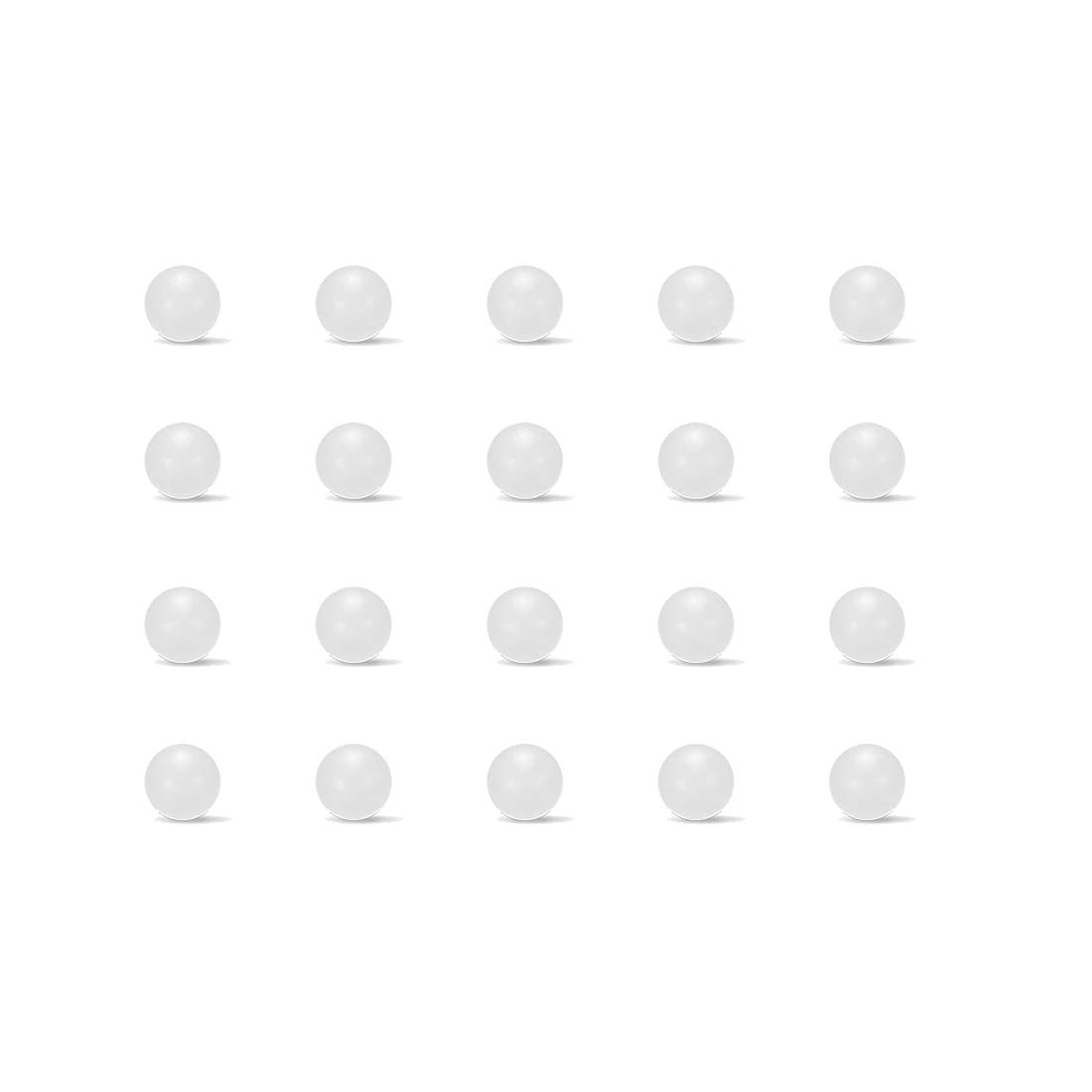 uxcell 7mm PP Solid Plastic Balls, Precision Bearing Ball 100pcs