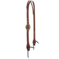 Heavy Oil Harness Leather Card Suite Single Buckle Slit Ear Headstall