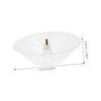Plastic Replacement Oil Collecting Cups 3 Pack Range Hood