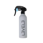 Level 3 Rubberized Fine Mist Spray Bottle for Barbers, Rubber Grip