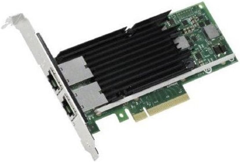 Network adapter - PCI Express 2.1 x8 low profile - 10 Gigabit LAN - 10GBase-T - 2 ports
