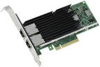 Network adapter - PCI Express 2.1 x8 low profile - 10 Gigabit LAN - 10GBase-T - 2 ports