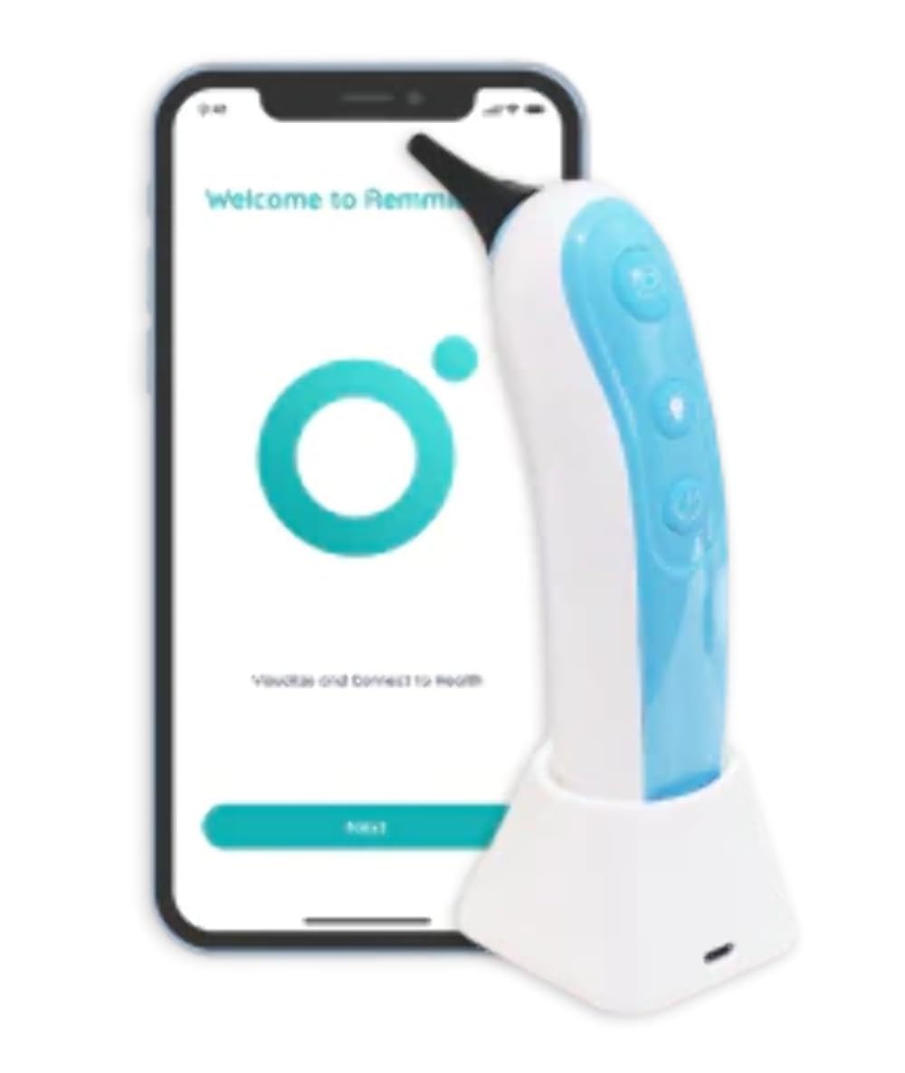 Wireless Otoscope Ear Camera - Remmie PRO | Digital Ear, Nose, and Throat Inspection Tool with LED Lighting for