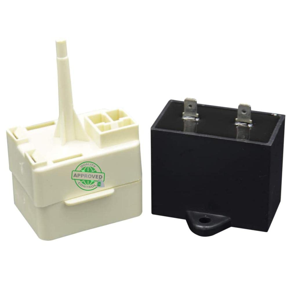 Global Solutions - Refrigerator Compressor Relay start device and Capcitor old # 5SP15R419LFM