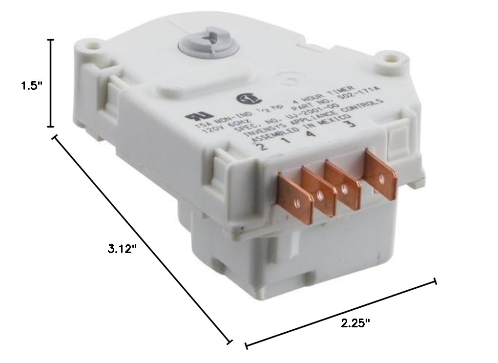 BEVERAGE AIR Defrost Timer 120V, 15 amp 502-143A