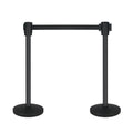 Crowd Control Barriers, 2 Pack Stanchions with 16.4 Ft Retractable Belt