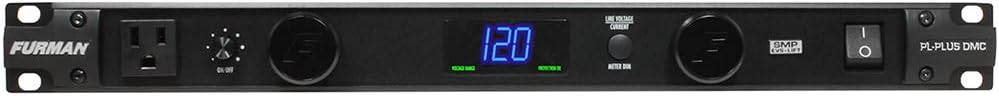 PL-PLUS DMC Power Conditioner with Voltmeter/Ammeter and (2) Extension Cable (18 AWG, Black, 3') Bundle