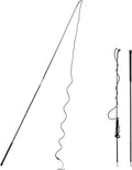 Horse Lunge Whip Training Stick and Whip 5.9 Feet Long Whip+6.3 Feet Drop for Dogs Horses(Can Detachable into Two