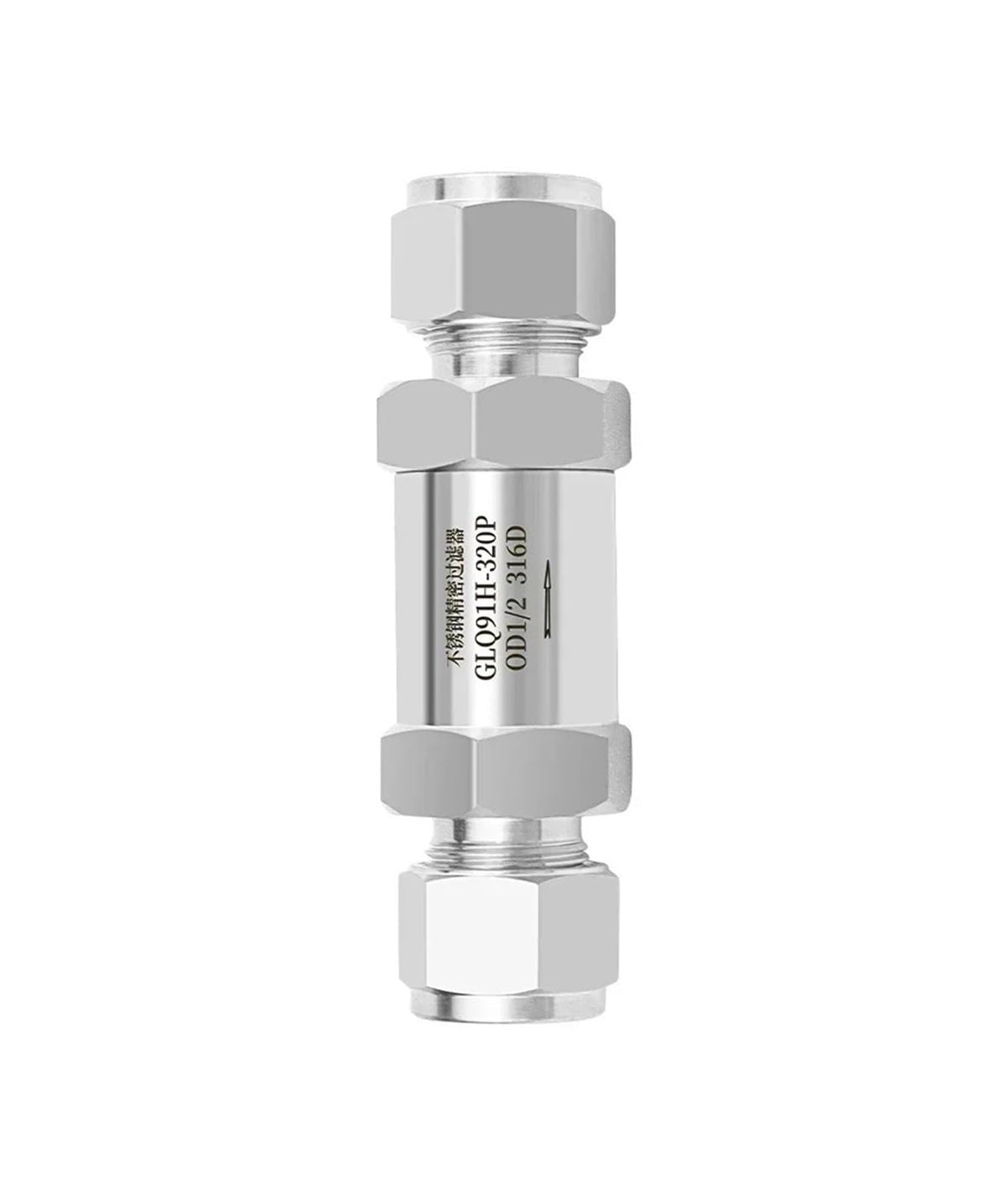 ABOSTXCPR Compression Union Stainless Steel Filter Valve Pipe Fitting