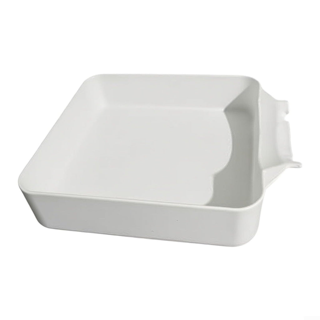 Washing Machine Drain Pan Drip Tray With Guide Nut For Laundry Room White
