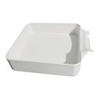 Washing Machine Drain Pan Drip Tray With Guide Nut For Laundry Room White