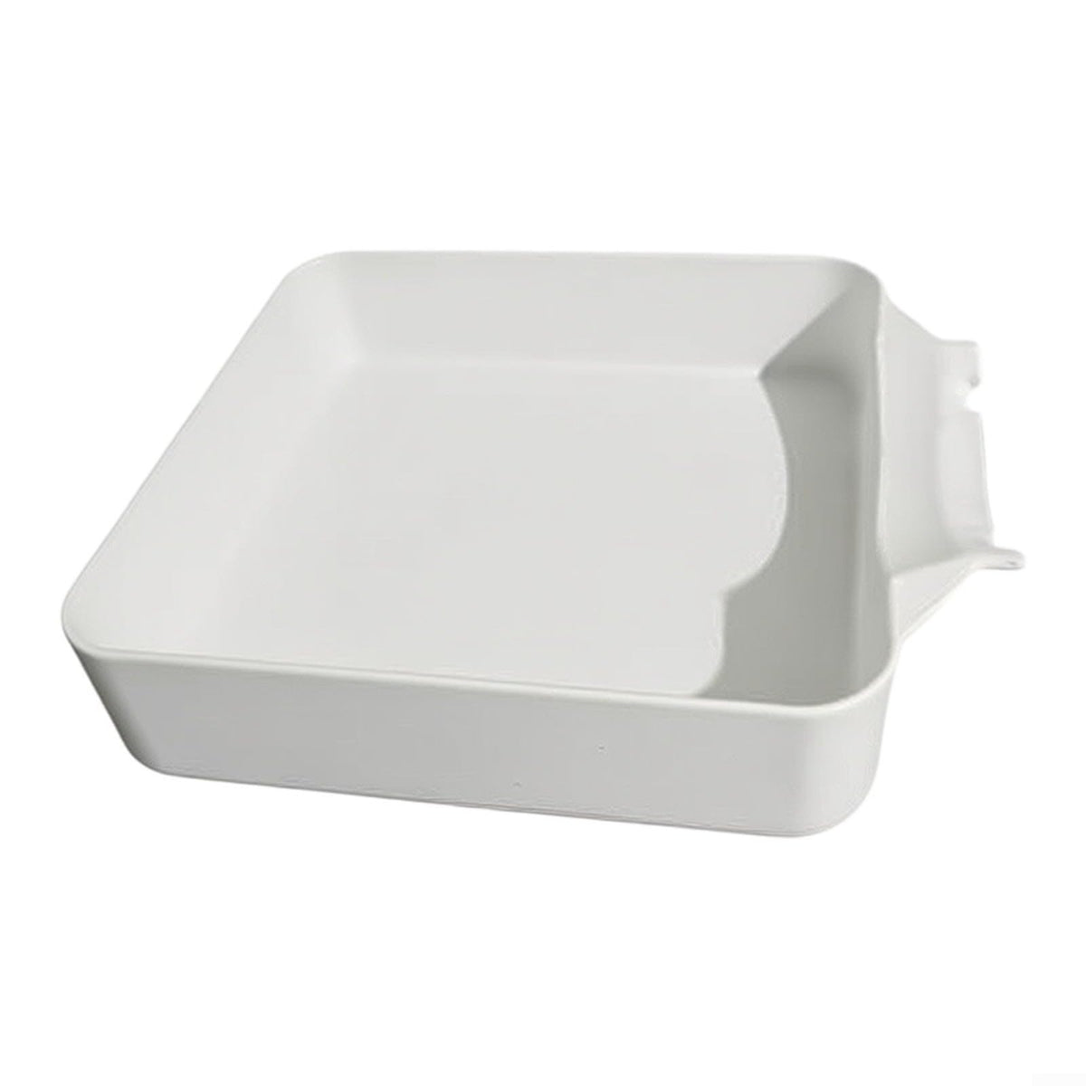 Washing Machine Drain Pan Drip Tray With Guide Nut For Laundry Room White