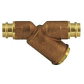 APOLLOPRESS Valves "Apollo" Press Wye Strainer, Lf Bronze, Y, 20 Mesh, 1" Tapped Cap with Plug, 59LF007P2PR