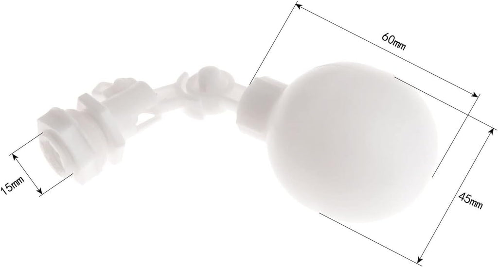 1/4" Plastic Float Valve For Aquarium Water Tank Auto Fill Liquid Level