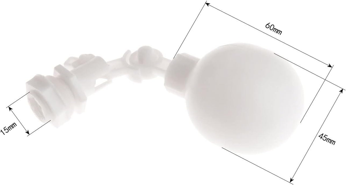1/4" Plastic Float Valve For Aquarium Water Tank Auto Fill Liquid Level