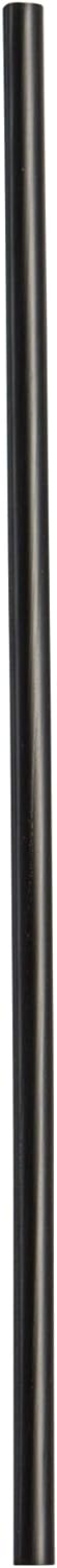 7.75" Black Plastic Drinking Straws [250 Count]