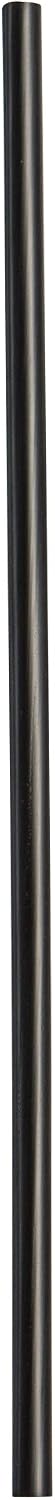 7.75" Black Plastic Drinking Straws [500 Count]