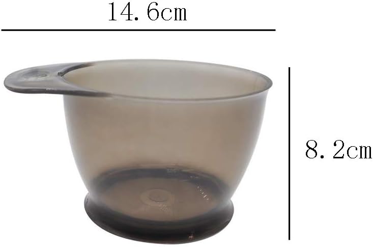 2 Pieces Hair Color Bowl Hair Dye Bowl Hair Color Mixing Bowl Plastic Color Mixing Tint Bowl Hair Dye Bowl Applicator